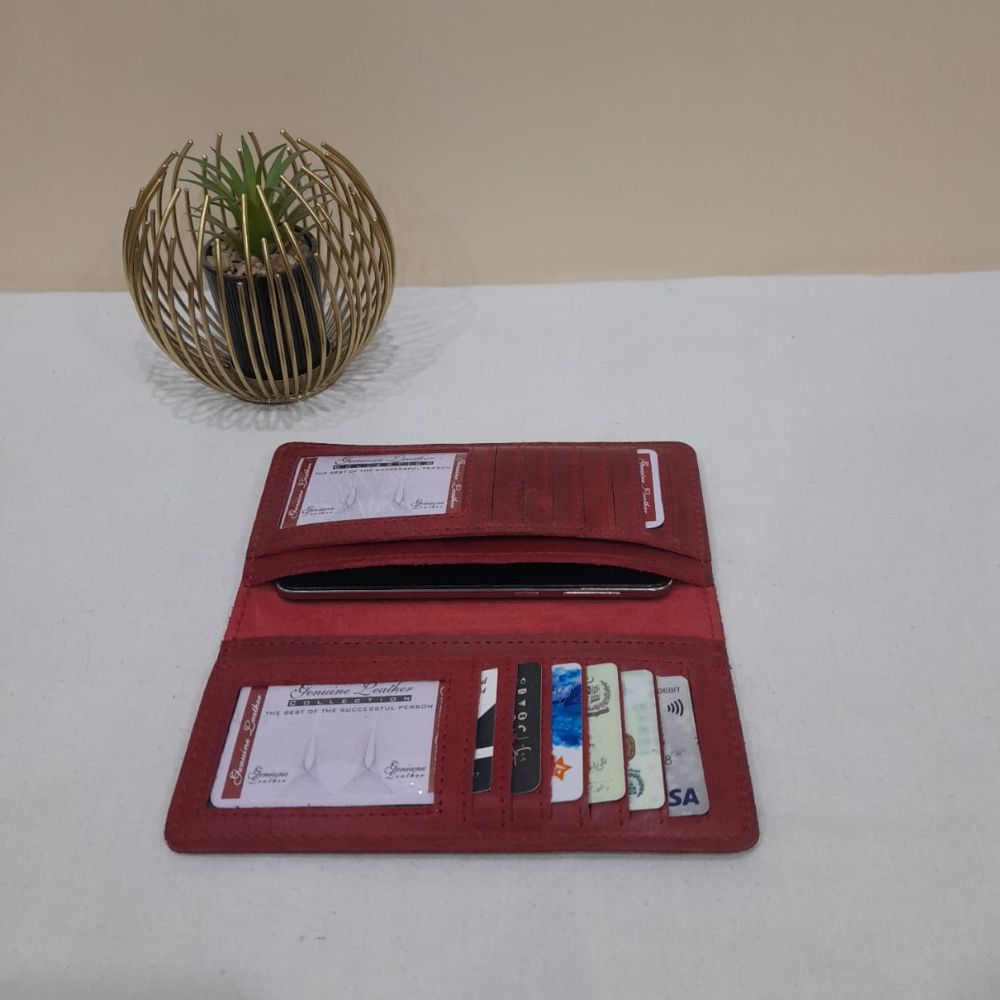 Leather Long Wallet