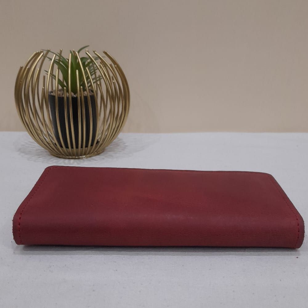 Leather Long Wallet