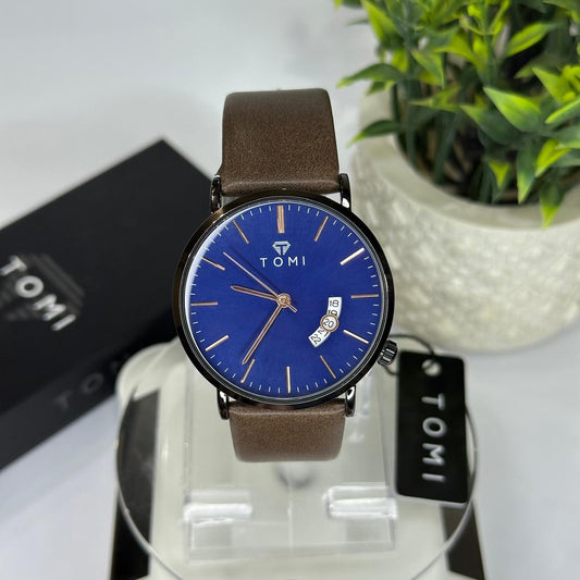 TOMI T-018 Date Quartz Luxury Slim Watch – New Arrival
