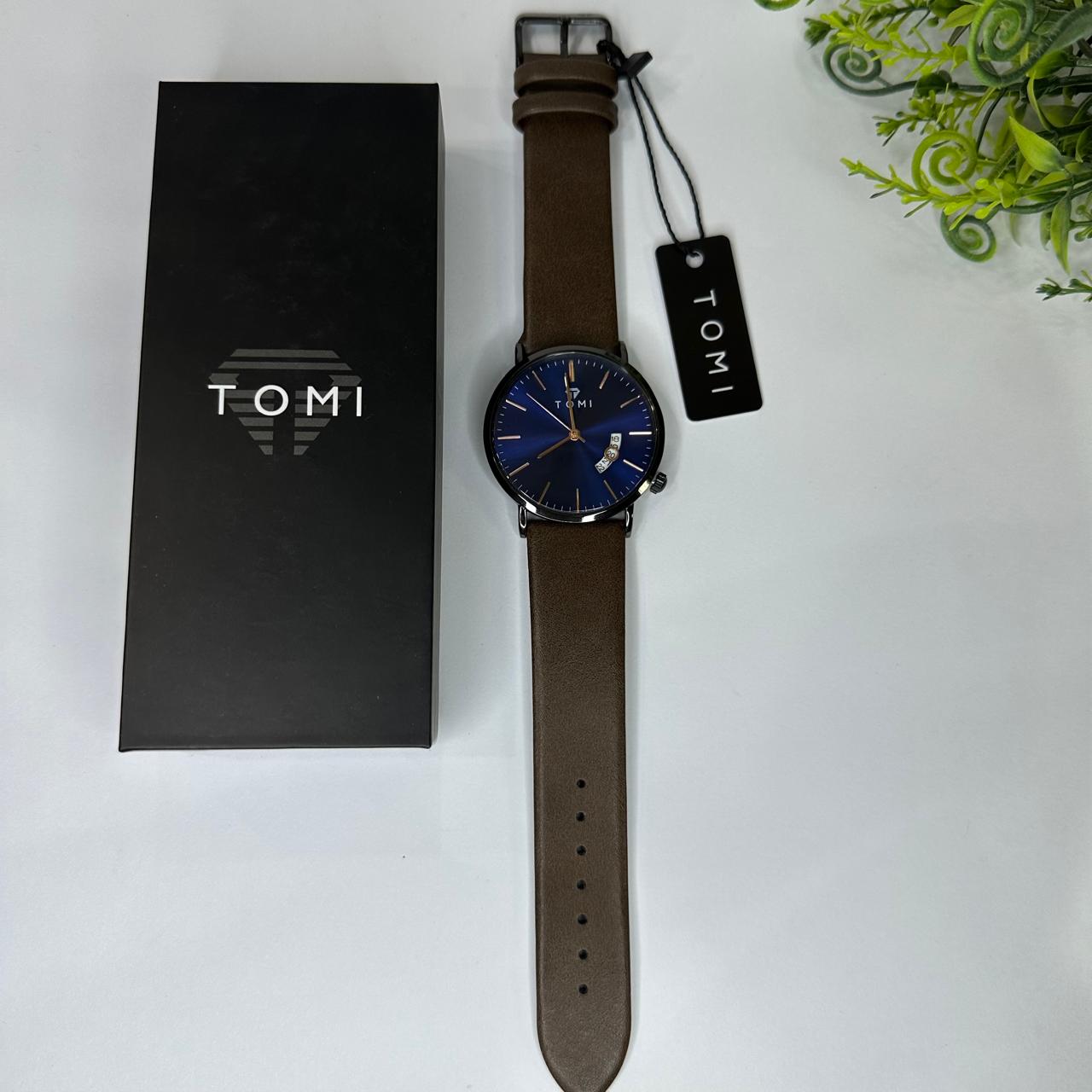 TOMI T-018 Date Quartz Luxury Slim Watch – New Arrival