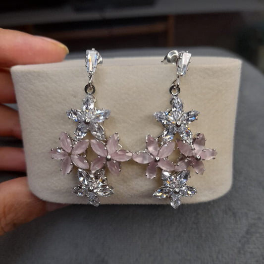 Elegant Zircon Stone Earrings – Premium Sparkle Jewelry for Women