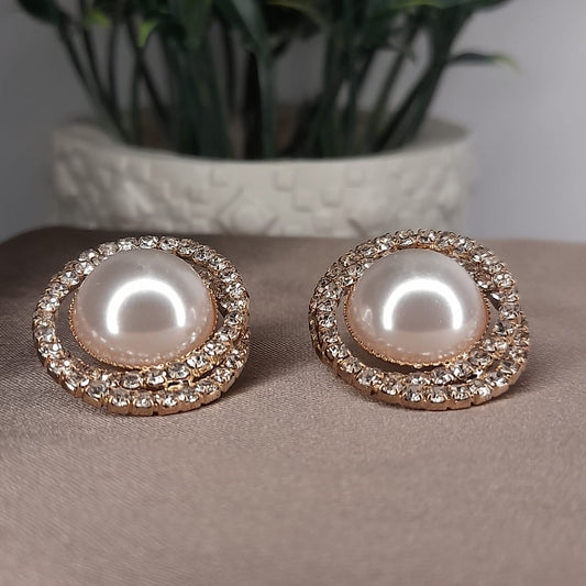 Elegant Pulse Stud Earrings for Girls & Women – Stylish & Lightweight Jewelry