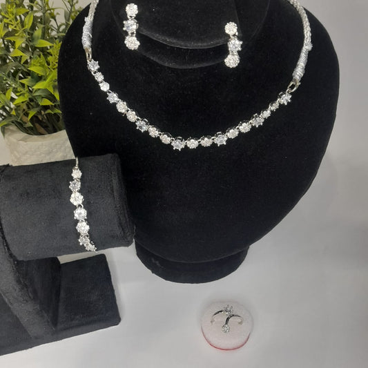 American Diamond Zarkon Stone Set