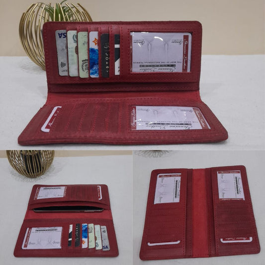 Leather Long Wallet