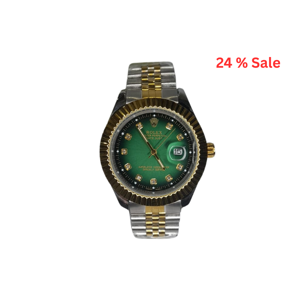 Rolex Datejust Two Tone – Green Dial Jubilee Edition