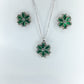 Elegant Green Zircon Necklace Set for Girls & Women – Stylish Fashion Jewellery