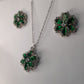 Elegant Green Zircon Necklace Set for Girls & Women – Stylish Fashion Jewellery
