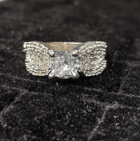 Elegant Silver Zircon Ring for Girls & Women – Premium Fashion Jewellery for Engagement, Party & Daily Wear