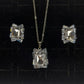 Elegant White Zircon Necklace Set for Women – Premium Fashion Jewellery