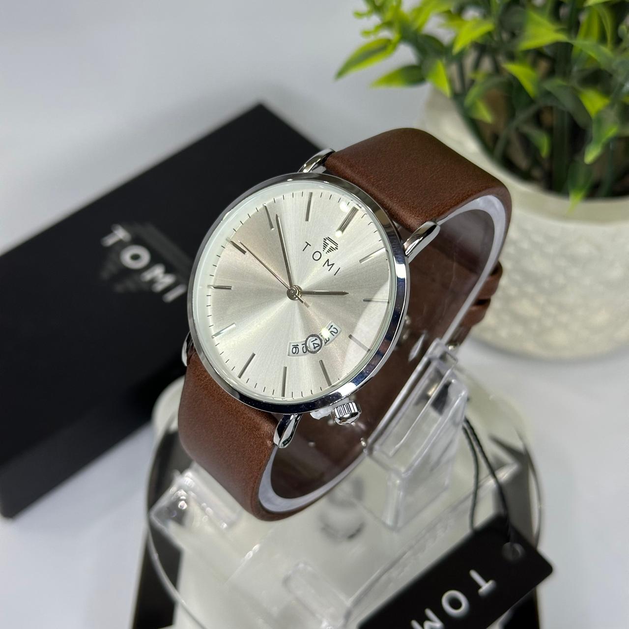 TOMI T-018 Date Quartz Luxury Slim Watch – New Arrival