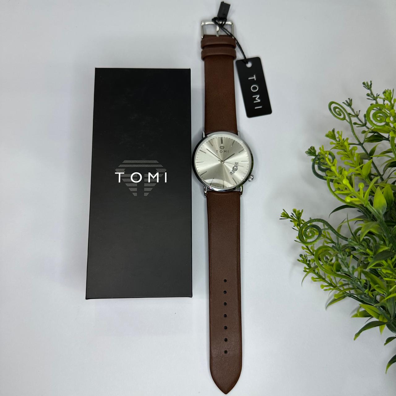 TOMI T-018 Date Quartz Luxury Slim Watch – New Arrival