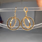 Elegant Gold-Plated Hoop Earrings – Lightweight & Trendy Jewelry
