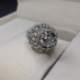 Luxury Zircon Finger Ring for Women Trendy Party Wear & Casual Adjustable Size