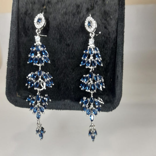 Sparkling Zircon Stone Earrings – Elegant & Dazzling Jewelry
