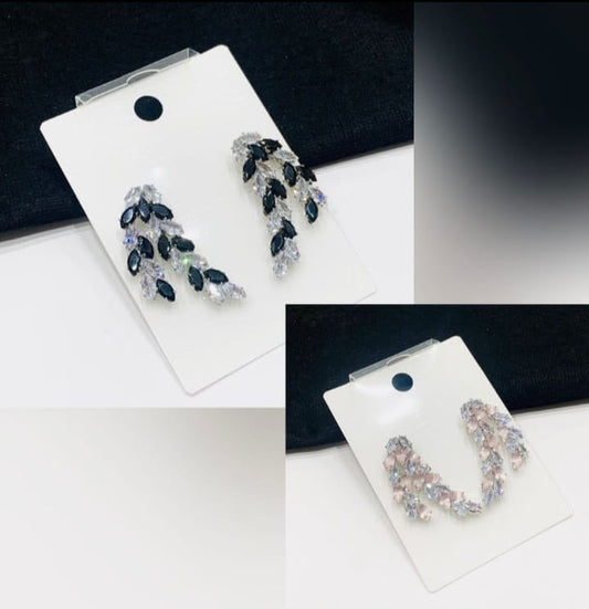 Elegant Crystal Earrings – Stylish Jewellery for Girls & Women