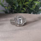 Classic Zircon Crystal Ring for Women Elegant Adjustable Fashion Jewellery