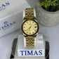 Timas Women's Classic Gold with Golden Dial Watch