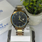 Timas Men's Watch – Two-Tone with Black Dial