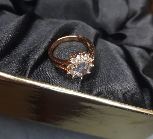 Elegant Zircon Ring for Girls & Women