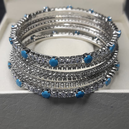 Premium Zircon Stone Bangles for Girls & Women