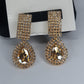 Gold Crystal Earrings – Elegant Jewellery for Girls & Women