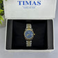Timas Women's Watch – Two-Tone with Blue Dial