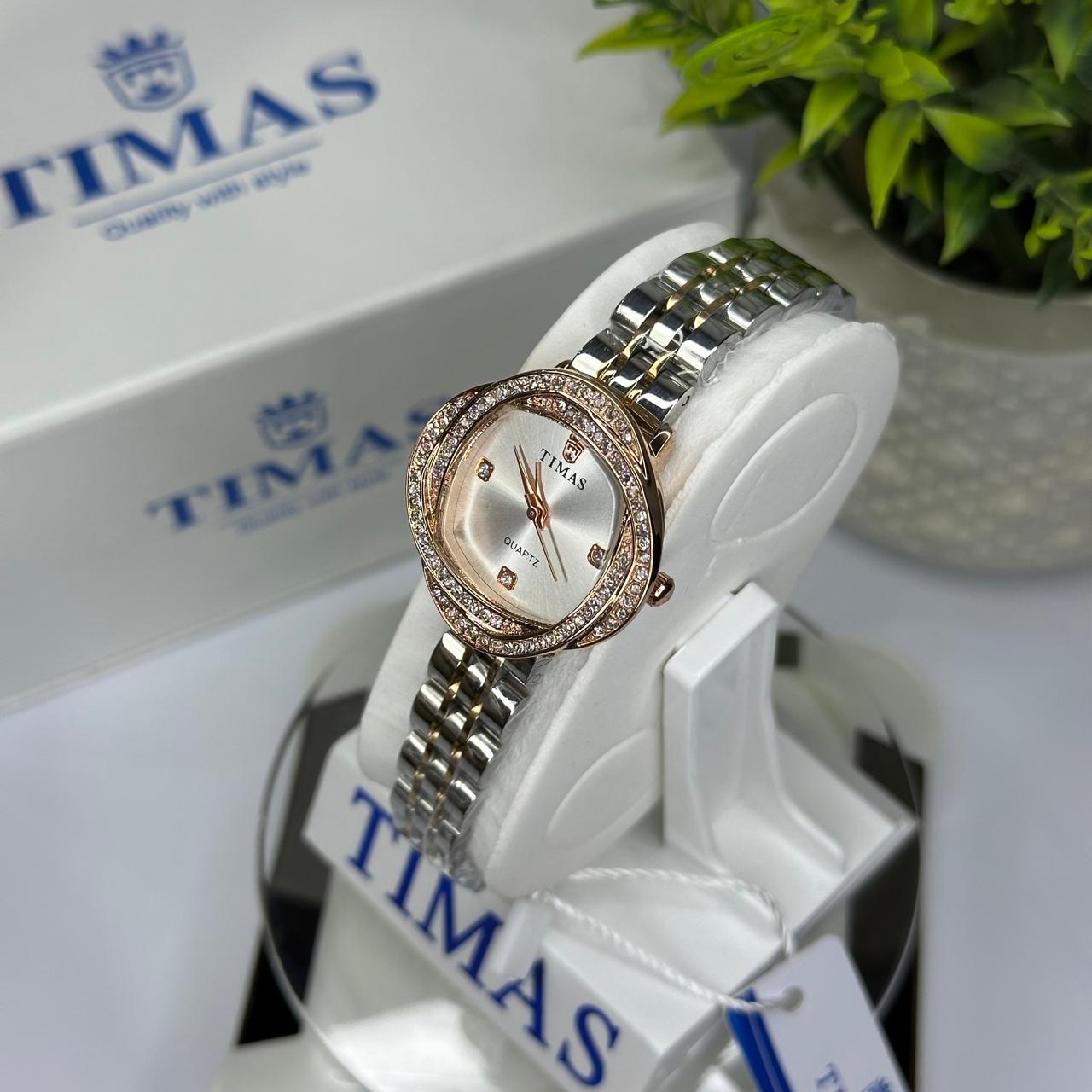 Timas Swirl Crystal Watch
