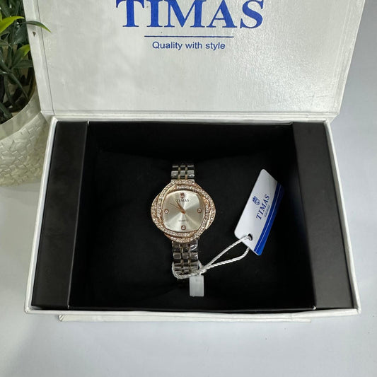 Timas Swirl Crystal Watch