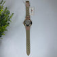Elegant Beige Leather Strap Watch