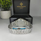 Patek philip silver with white dial